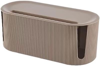 12.2x5.3x4.9in Cable Management Box Cable Organizer Box and Power Strip Box Hide Desk Cord and Floor Cables to Cover and Hide & Power Strips & Cords