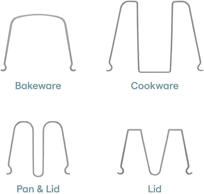 YouCopia StoreMore Adjustable Pot Lid Organizer, Standard, White