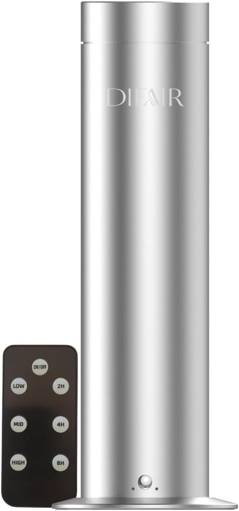 S150 Waterless Essential Oil Diffuser - Leak-Proof, Nano-Atomizing, Silent, Bluetooth/Remote Control, 1000 sq ft Coverage for Home, Office, Spa