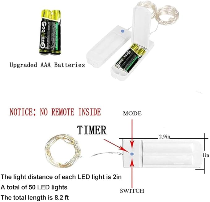 ZNYCYE St.Patrick's Day Fairy String Lights, 8.2Ft 50 LED Fairy Green Lights with Timer, 8 Modes Battery Operated Fairy Lights, 4 Pack Mini Led String Lights for St.Patrick's Decoration(Green)