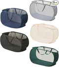 5 Pcs Collapsible Laundry Baskets, Opening Laundry Hamper, Foldable Laundry Basket, Dirty Clothes Basket for Clothes & Laundry-Home Organization
