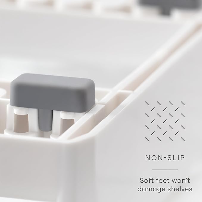 YouCopia StoreMore Adjustable Pot Lid Organizer, Standard, White