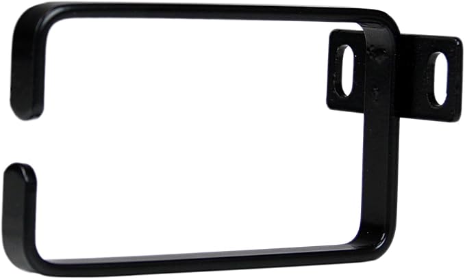 StarTech.com 1U Vertical 2.2 x 3.9in Server Rack Cable Management D-Ring Hook w/ Flexible Opening - Network Rack-Mount Cord Organizer Ring (CMHOOK1U),Black