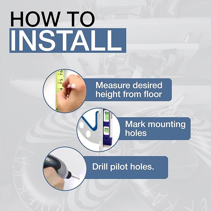 StoreYourBoard Beach Chair and Umbrella Wall Storage Rack, Metal Adjustable 4 Level Beach Gear Hanger, Garage and Home Organizer