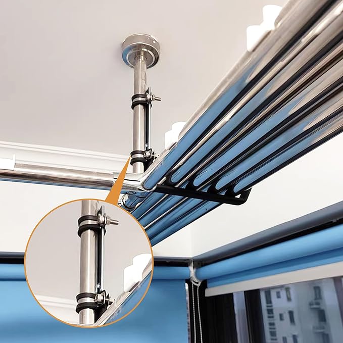 1/4 Inch Cable Clamp - Rubber Insulated Wire Clamps for Cable, Pipe, and Hose - Stainless Steel P Clamp (25 Pack)