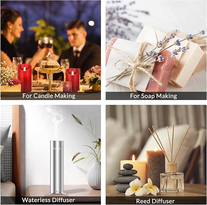 Hotel Luxury Waterless Diffuser Oil My Way 20ML Sampler, Essential Scent Oil Usage Cold Air Waterless Diffuser, Scents Oils Home Fragrance Refill