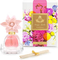 AGRARIA PetiteEssence Flower and Reed Diffuser Set, Hand Crafted Sola Flower Botanical Home Fragrance Set, Scented Oil Gift for All Occasions