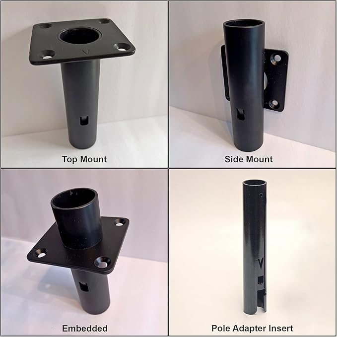 Pilot Rock Patio Buddy - Removable Umbrella Holders for Paios, Tables, Docs, Decks, and Boats - Made in USA