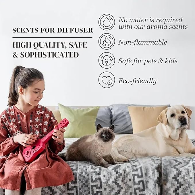 Hotel Scents Diffuser Oil Zarwa 120ml – Aventus Inspired Scent – Luxury Essential Oil for Diffuser – Lemon, Cedarwood, Patchouli – Home Hotel Aroma Oil – Waterless & Ultrasonic Diffuser Refill