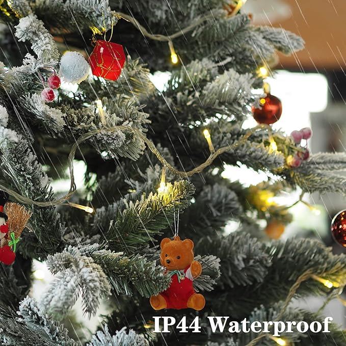 Color Changing Christmas Lights, 35 Colors 33FT 100LED Easter String Lights With Remote Clear Wire, Connectable Waterproof Fairy Lights Plug in for Bedroom Indoor Outdoor Holiday Wedding Party Decor