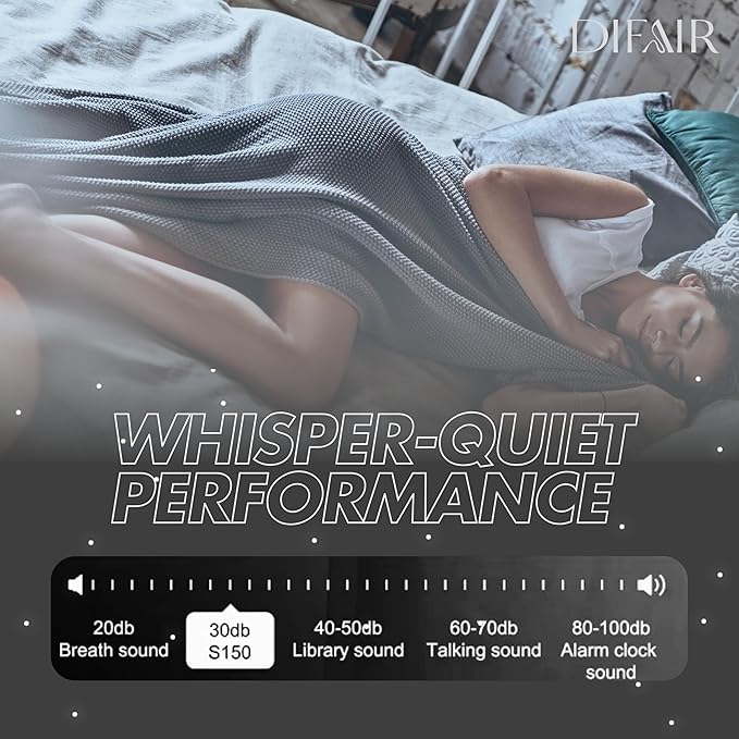 S150 Waterless Essential Oil Diffuser - Leak-Proof, Nano-Atomizing, Silent, Bluetooth/Remote Control, 1000 sq ft Coverage for Home, Office, Spa