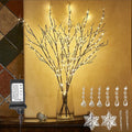 LITBLOOM Lighted Brown Willow Branches 200 Fairy Lights 32IN Plug in with Timer and Dimmer, Tree Branch with Lights for Home Holiday Christmas Decoration