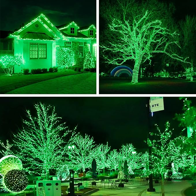 ZNYCYE St.Patrick's Day Fairy String Lights, 8.2Ft 50 LED Fairy Green Lights with Timer, 8 Modes Battery Operated Fairy Lights, 4 Pack Mini Led String Lights for St.Patrick's Decoration(Green)