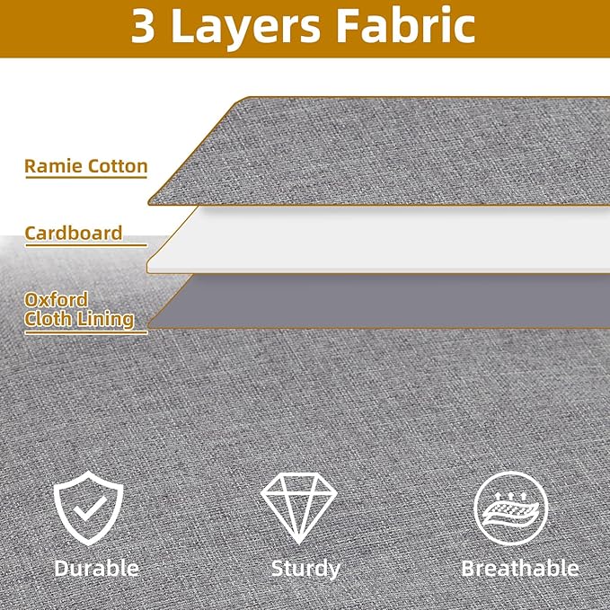 Under Bed Storage Container, 23.6 x 11.8 x 5.9 Inch Clothes Organizer, Storage Bin With Lid With Handles for Blanket, Pillows, Shoes, Grey, 1 Pack