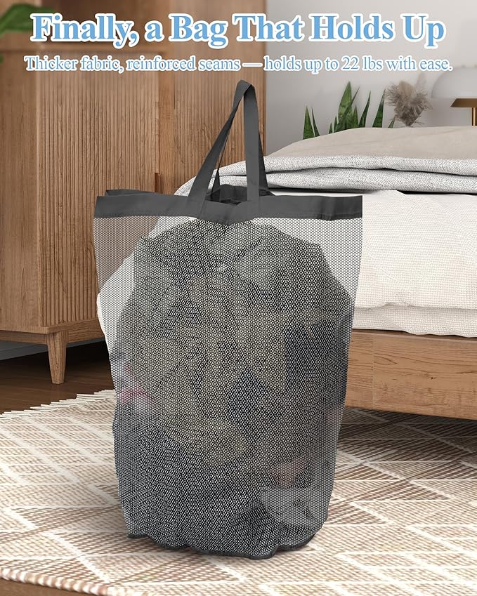 YECAYE 150L Extra Large Laundry Hamper with Lid – Foldable Double Laundry Hamper with Removable Liner – 2 Section Clothes Basket, Dirty Clothes Basket for Bedroom, Bathroom, Laundry Room,Grey